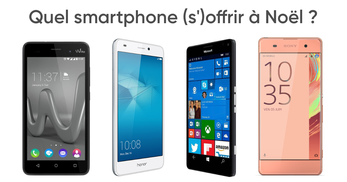 Les meilleurs smartphones à (s’)offrir à Noël Les meilleurs smartphones à (s’)offrir à Noël