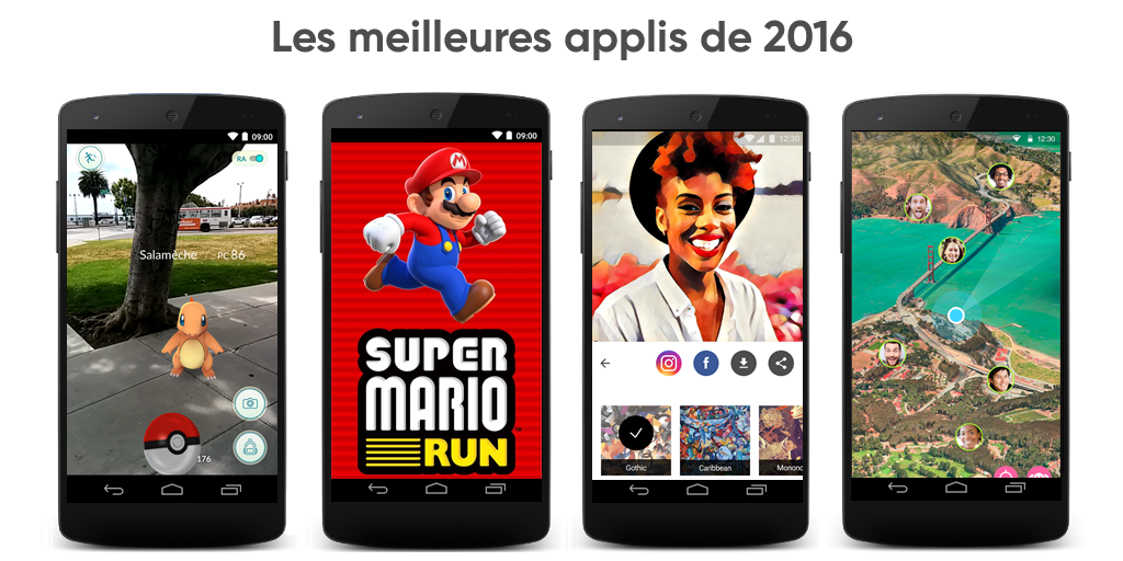 Les applications mobiles qui ont fait le buzz en 2016 ! Les applications mobiles qui ont fait le buzz en 2016 !