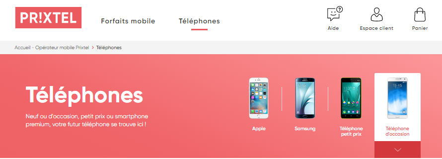 Prixtel casse les prix sur les smartphones Apple et Samsung depuis sa boutique de reconditionnés Prixtel casse les prix sur les smartphones Apple et Samsung depuis sa boutique de reconditionnés