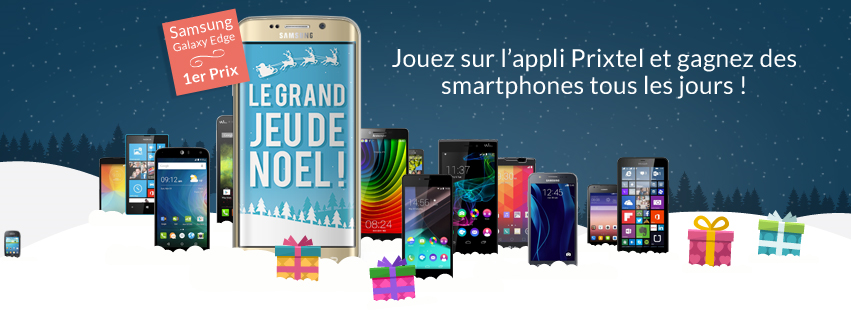 Ho Ho Ho… Prixtel lance son #GrandJeuDeNoël et fait gagner un smartphone par jour via son appli !