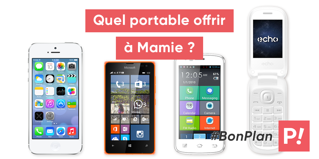 Quel téléphone portable offrir à votre Mamie ?