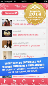 Application mobile Ma grossesse