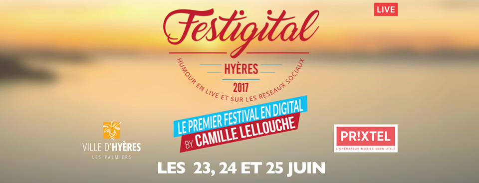 Du 23 au 25 juin, Prixtel est partenaire officiel de Festigital, le 1er festival digital de l’humour !