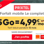 Smartwatchphone s’associe avec Prixtel qui vous propose une super Offre : 5Go pour 4,99€!